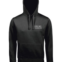 Sweat à capuche noir - Femme Forte / Authentic